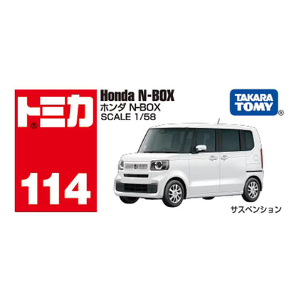 TOMICA No.114 Honda N-BOX | 1/58 Die-Cast Model Car by Takara Tomy