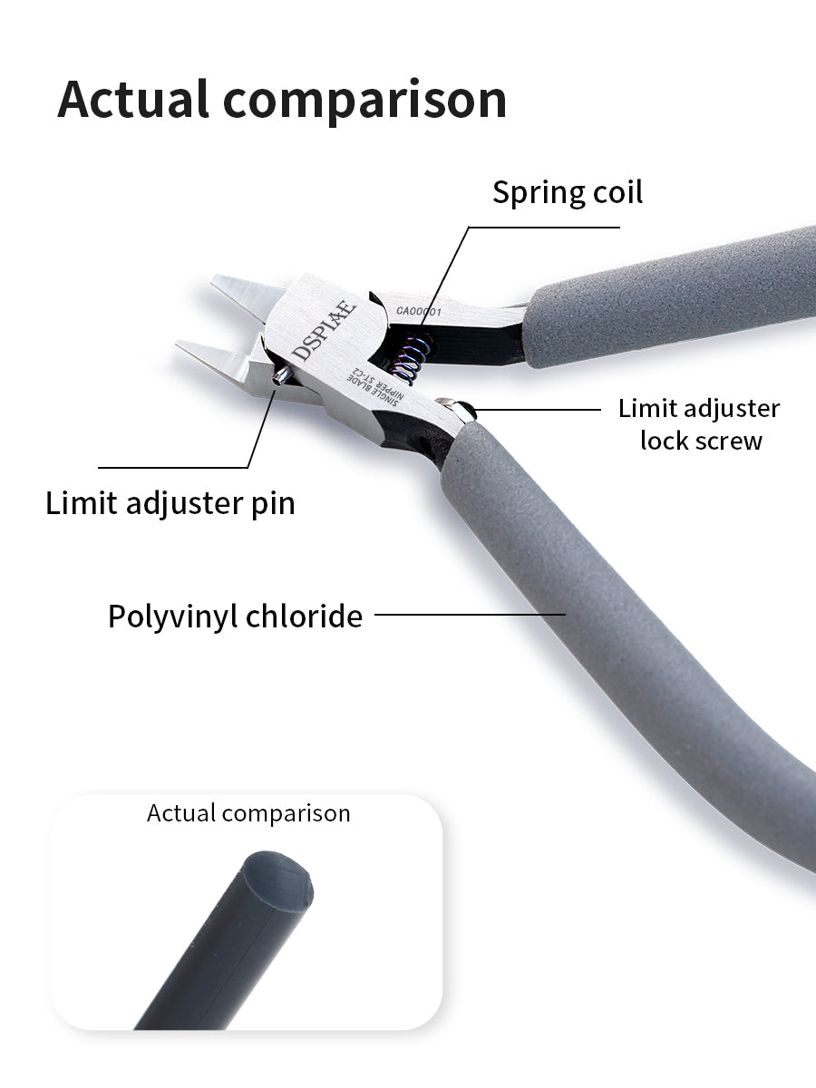 DSPIAE ST-C2 Ultra Thin Single Blade Nipper with Storage Box