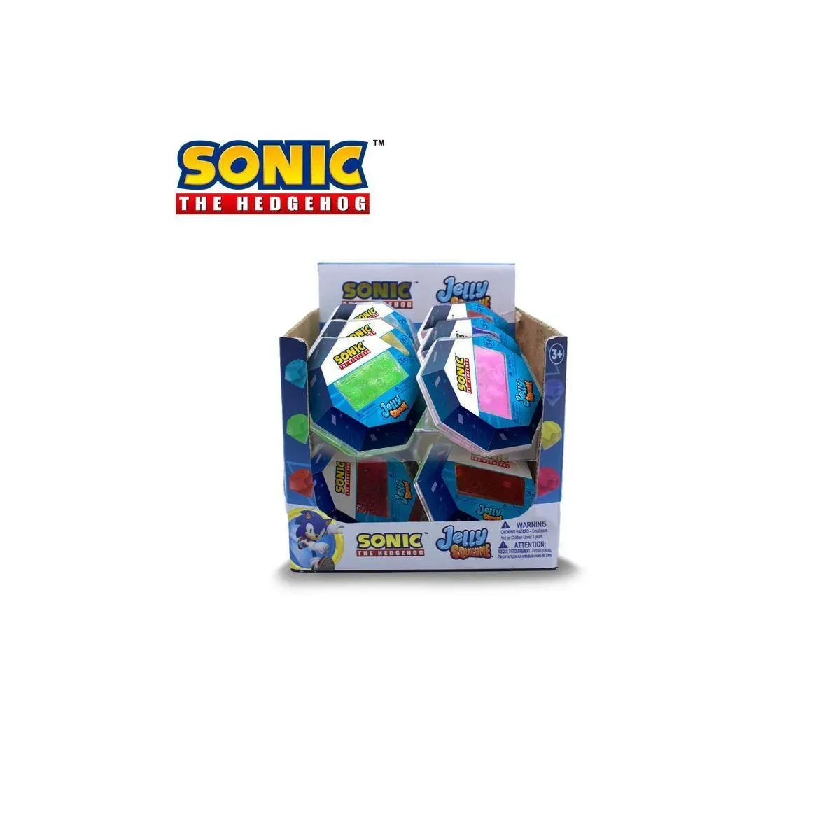 Just Toys Sonic the Hedgehog Jelly SquishMe Stress Toy