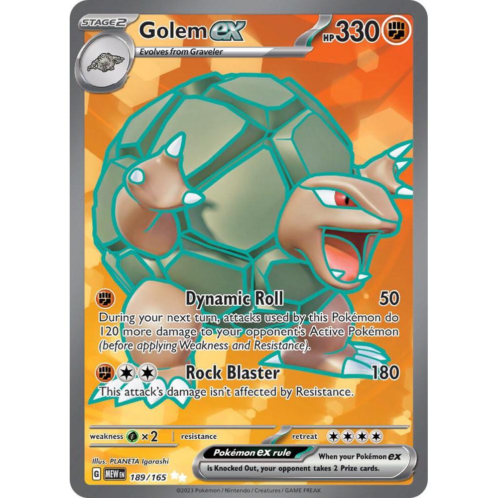 Golem ex - 189/165 - SV: Scarlet & Violet 151 (MEW)