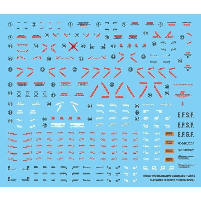 G-REWORK-DECAL-[HG] RX-9/C NARRATIVE GUNDAM C-PACK