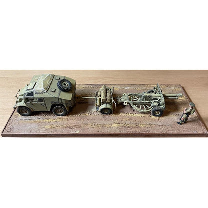 TAMIYA BR. 25 PDR. GUN & QUAD TRACTOR