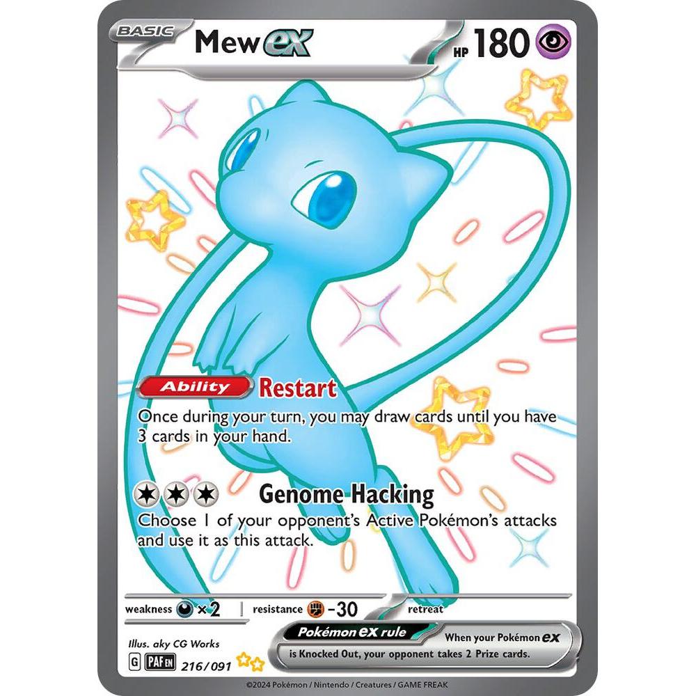 Mew ex - 216/091 - SV: Paldean Fates (PAF)