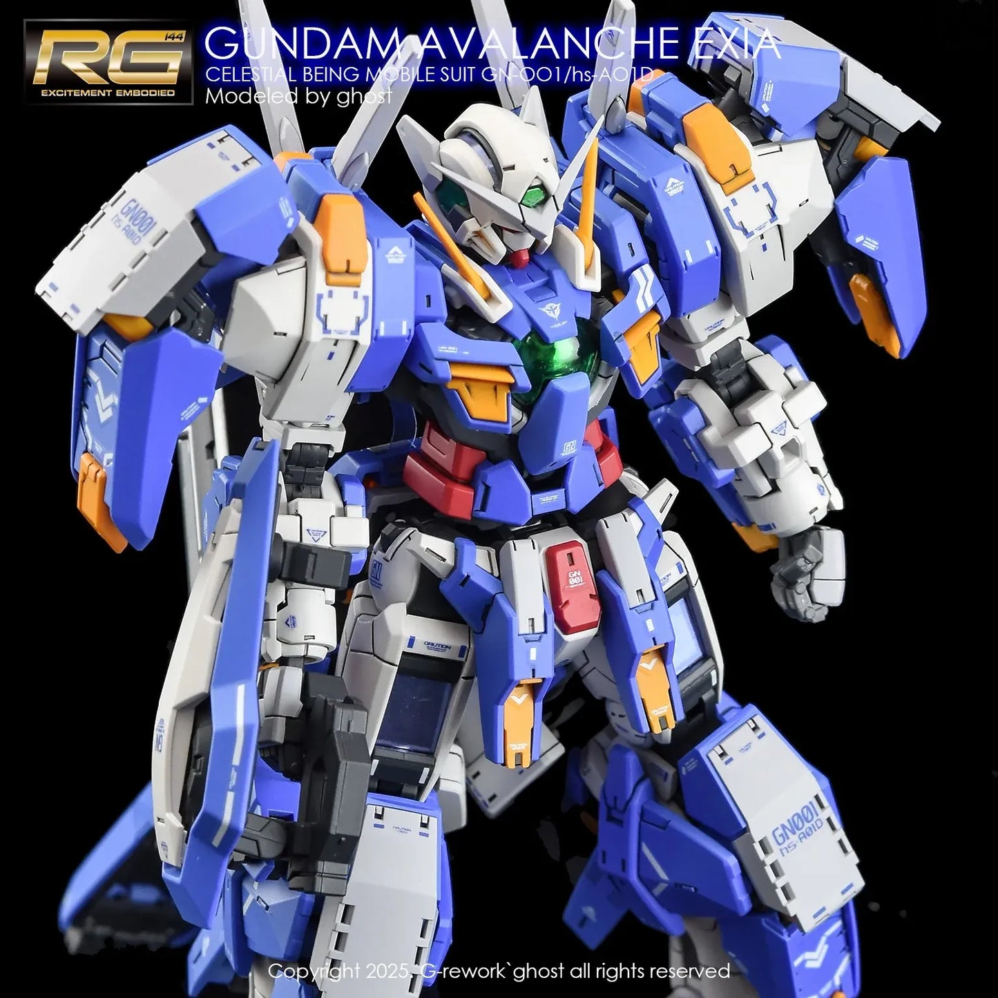 CUSTOM DECAL [RG] GUNDAM AVALANCHE EXIA