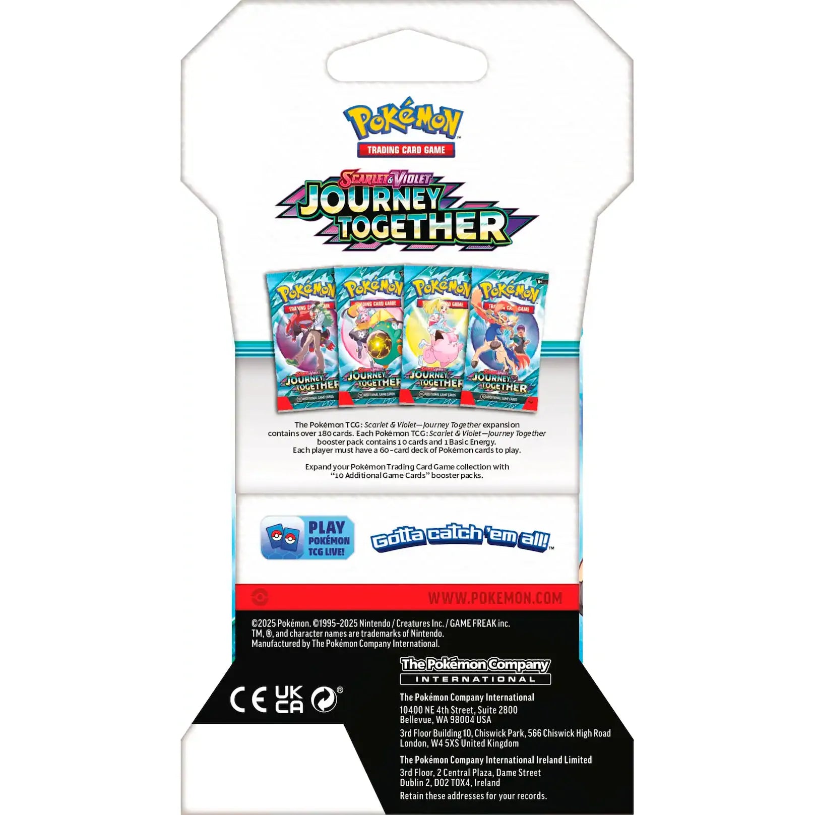 POKÉMON TCG Scarlet & Violet 9 Journey Together  Blisters