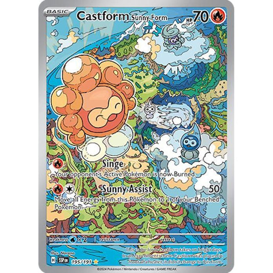 Castform Sunny Form (195/191) [Surging Sparks]
