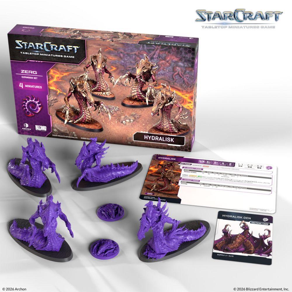 [PRE-ORDER] StarCraft Miniatures Game – Zerg Hydralisk Expansion Set