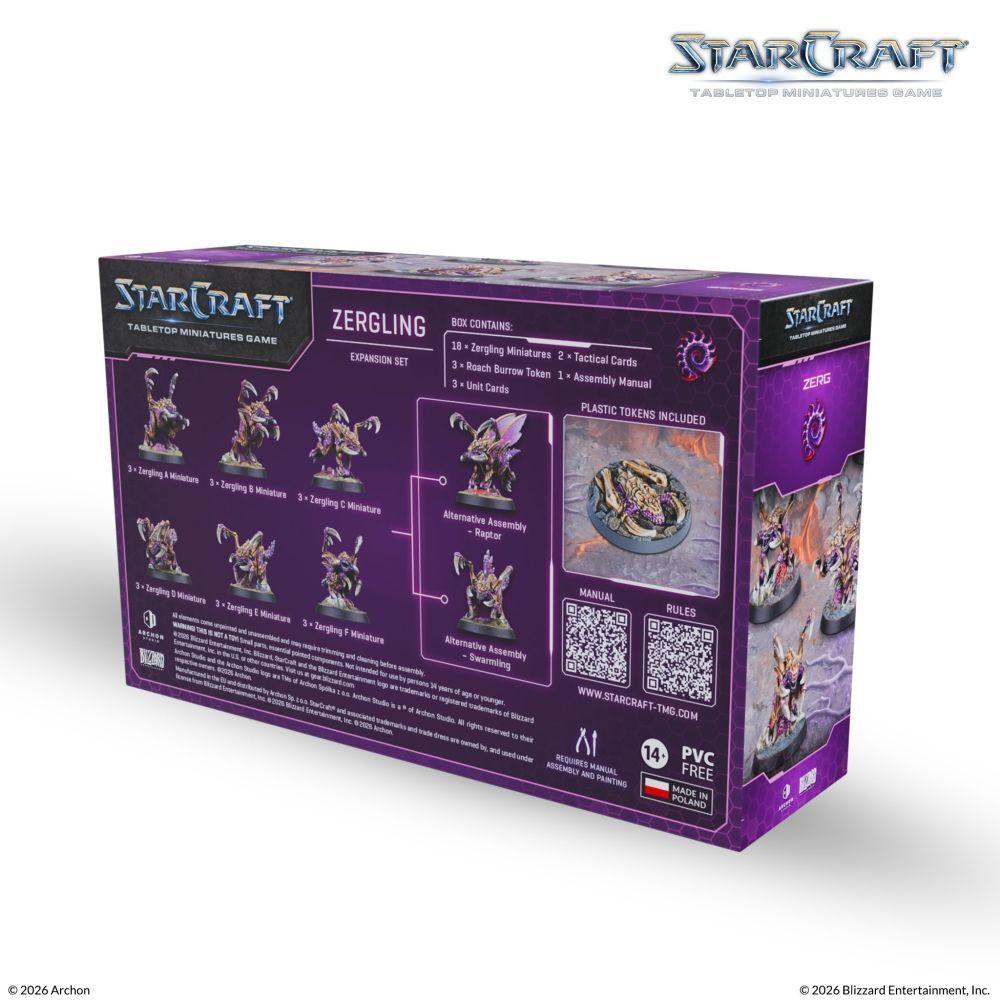 [PRE-ORDER] StarCraft Miniatures Game – Zerg Zergling Expansion Set