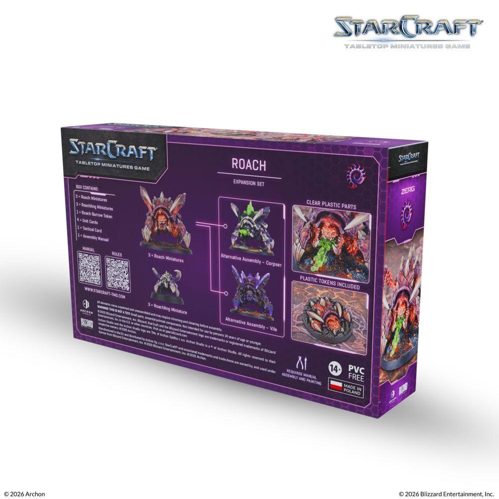 [PRE-ORDER] StarCraft Miniatures Game – Zerg Roach Expansion Set