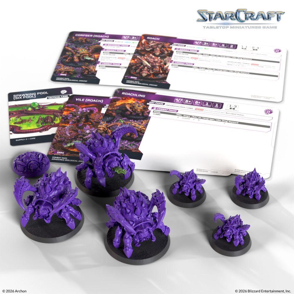 StarCraft Miniatures Game – Zerg Roach Expansion Set