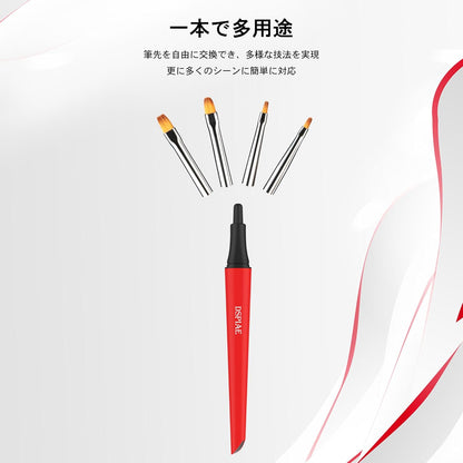 DSPIAE Coloring Pen Brush – Flat & Round Tip