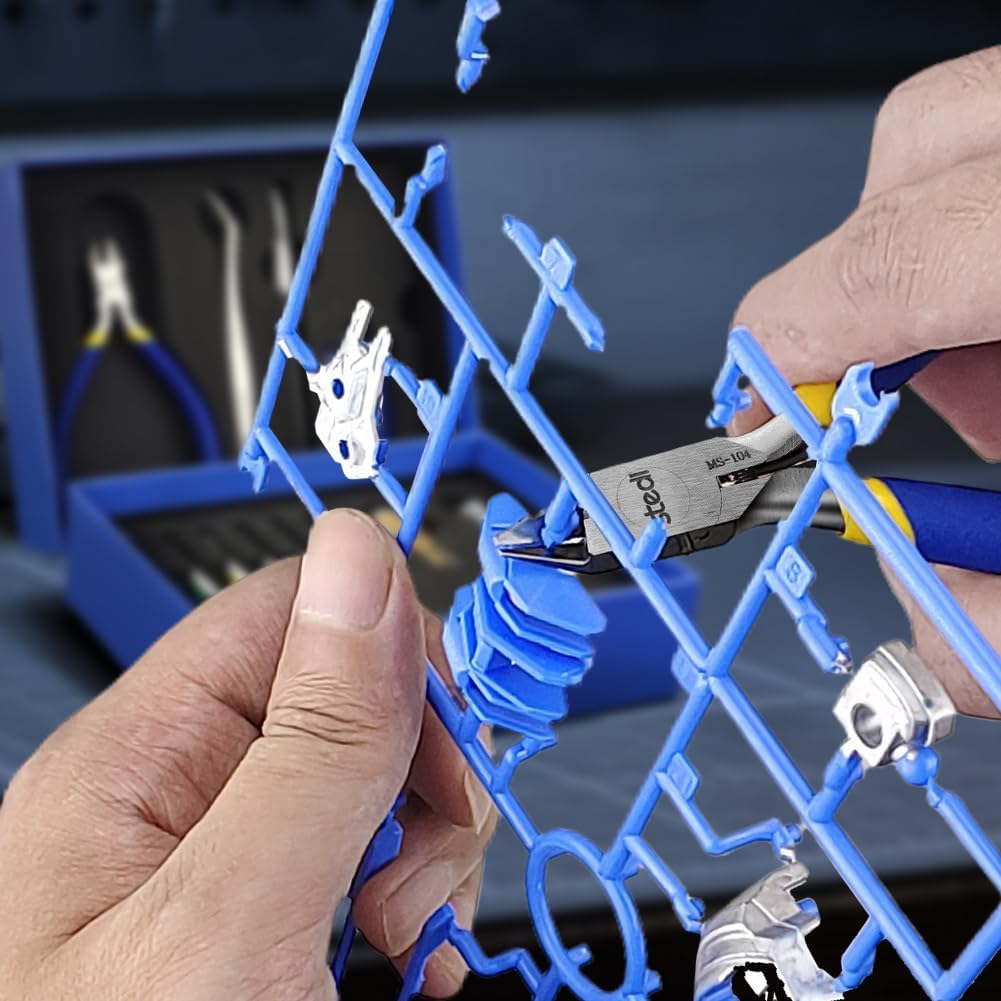 STEDI Model Assembly Tools Professional 14PCS Hobby Craft Tool Kit for Gundam & Plastic Models