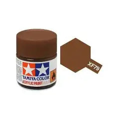 TAMIYA ACRYLIC MINI XF79 LINO DECK BROWN