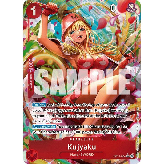 Kujyaku OP11-004 SR - A Fist of Divine Speed - One piece TCG English