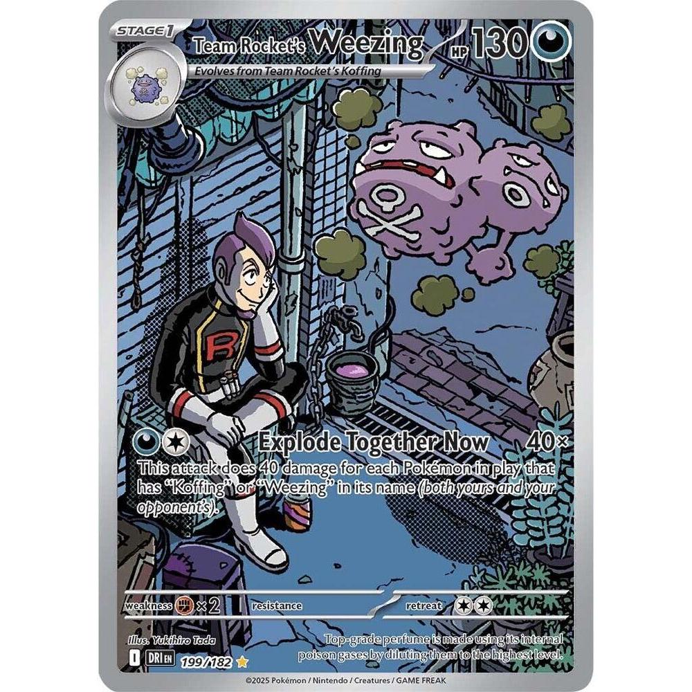 Team Rocket's Weezing - 199/182 - SV10: Destined Rivals (DRI)