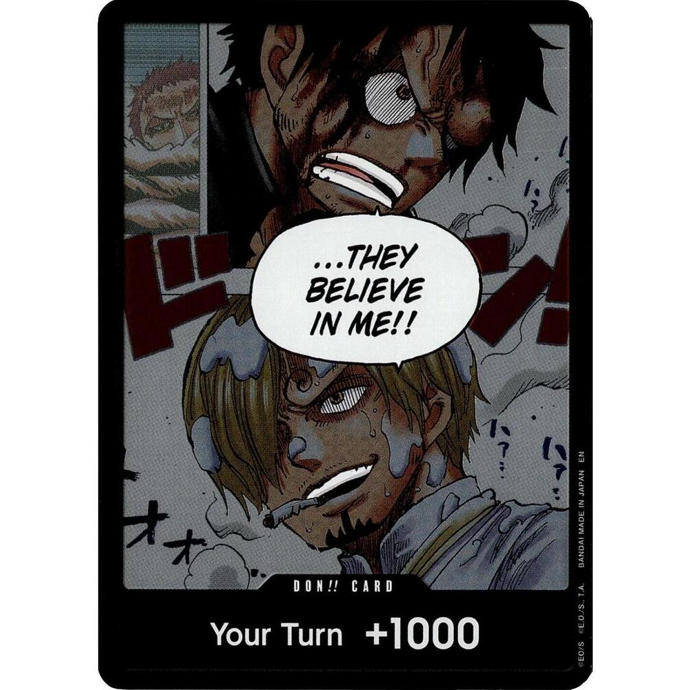 DON!! Card Luffy & Sanji OP11 A Fist of Divine Speed