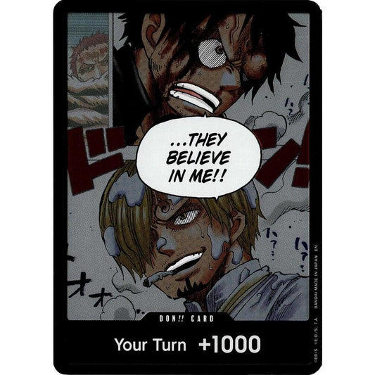 DON!! Card Luffy & Sanji OP11 A Fist of Divine Speed