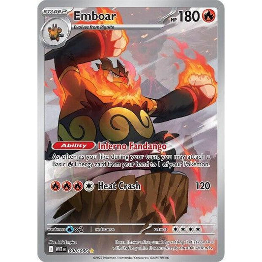 Emboar – 098/086 – SV10.5: White Flare (WFW)