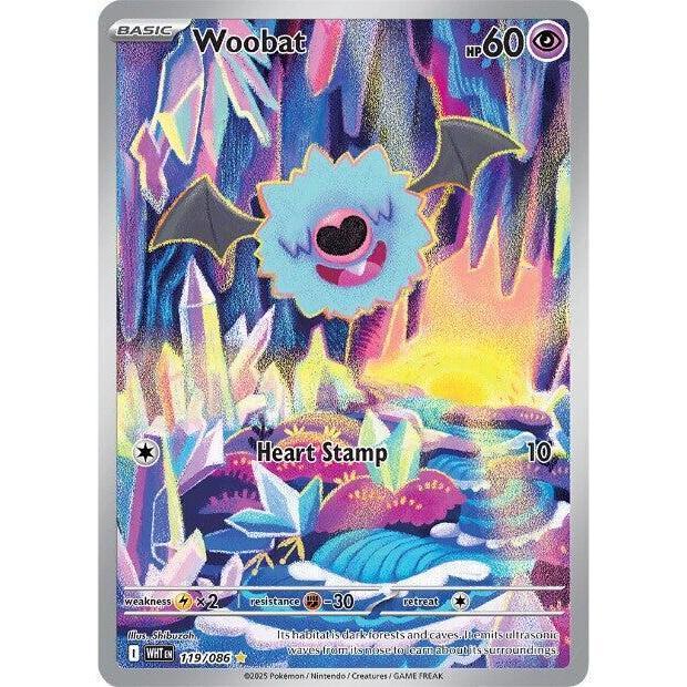 Woobat - 119/086 - SV: White Flare (WHT)