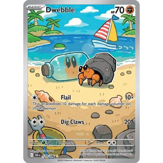  Dwebble - 129/086 - SV24: Black Bolt (BLB)