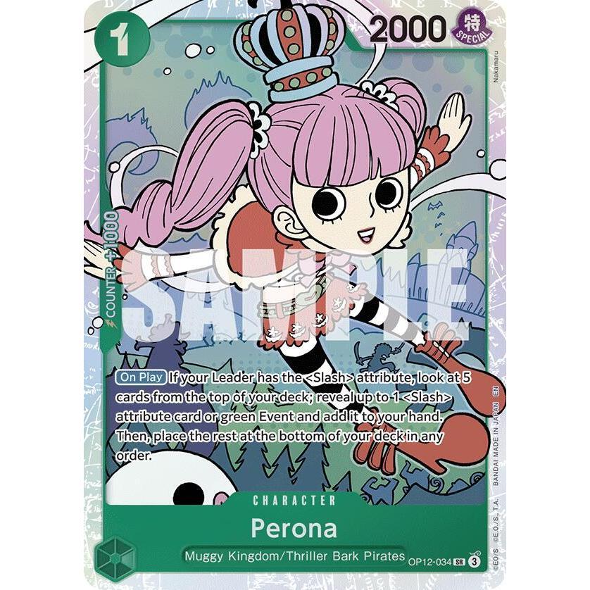 Perona OP12-034 SR - Legacy of the Master - One piece TCG English