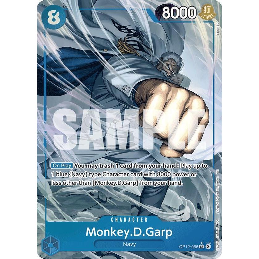 Monkey.D.Garp ALT ART OP12-056 SR - Legacy of the Master - One piece TCG English