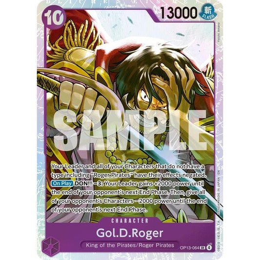Gol.D.Roger OP13-064 SR - Carry On His Will - One Piece TCG English
