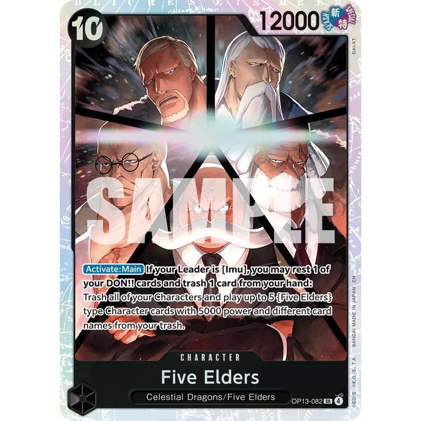 Five Elders OP13-082 SR - Carry On His Will - One Piece TCG English