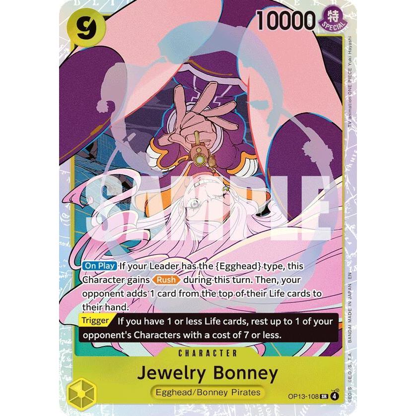 Jewelry Bonney OP13-108 SR - Carry On His Will - One Piece TCG English