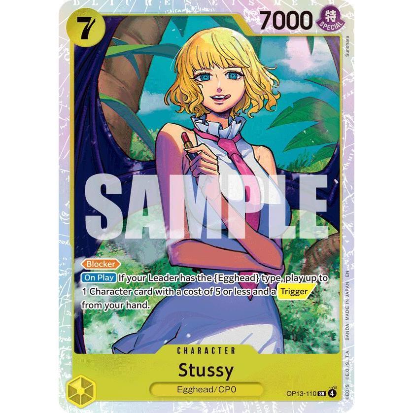 Stussy OP13-110 SR - Carry On His Will - One Piece TCG English