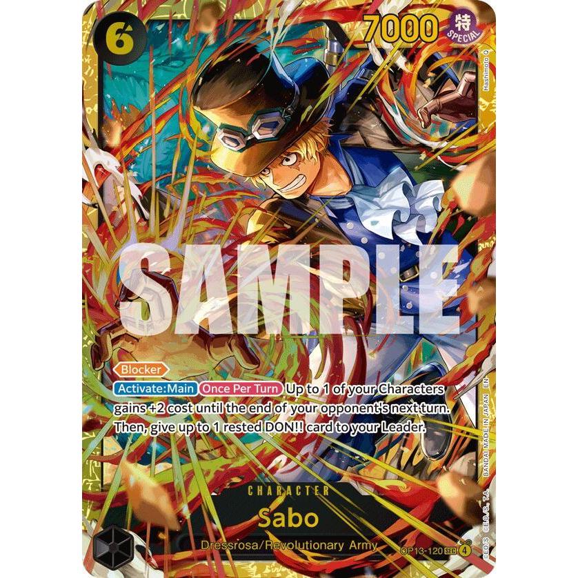 Sabo Alt SEC - OP13-120 - Carrying On His Will - One piece TCG English