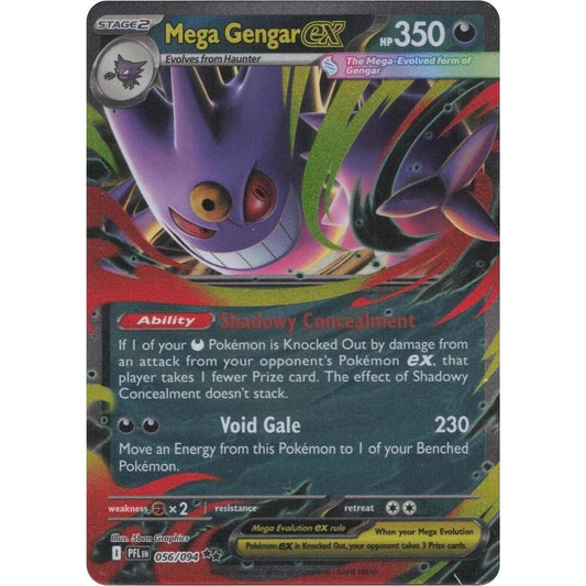 Mega Gengar EX Double Rare 056/094 Pokemon Phantasmal Flames x2