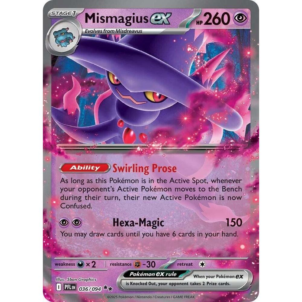 Mismagius Ex 036/094 Phantasmal Flames english