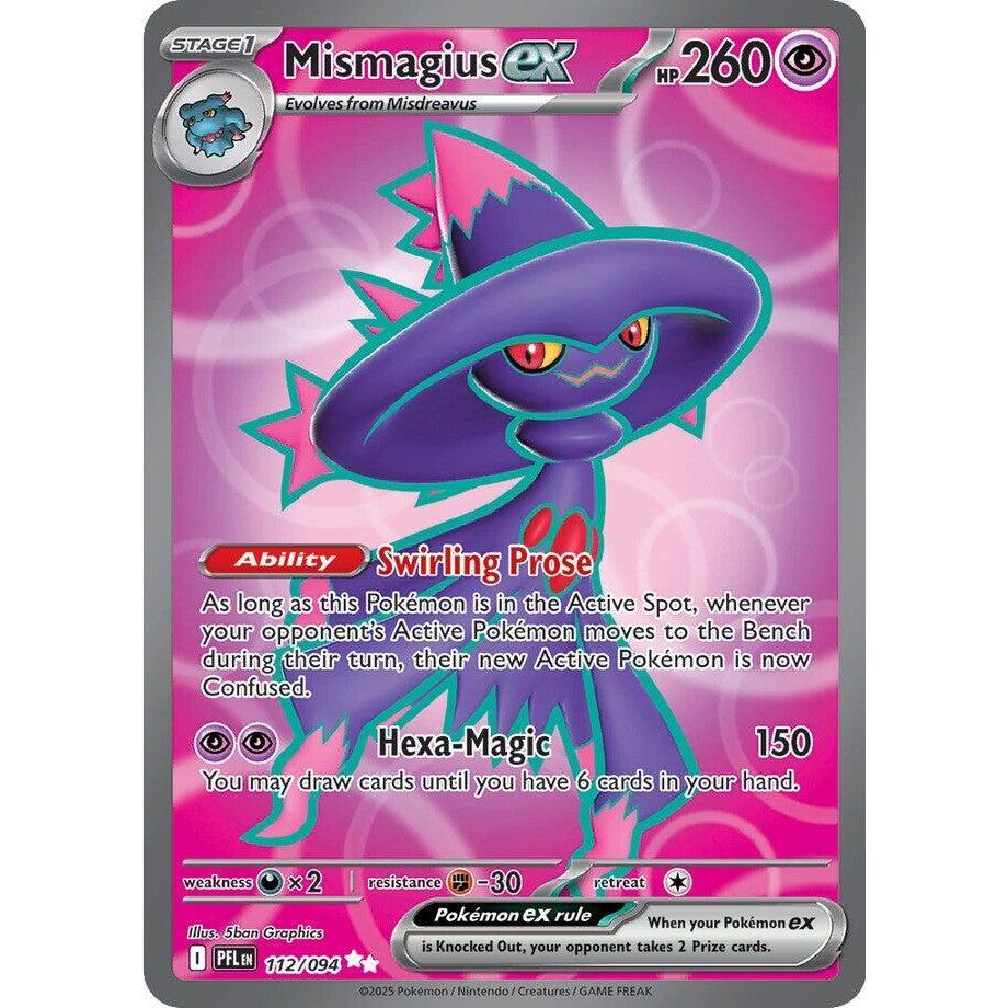 Mismagius ex 112 Pokemon Phantasmal Flames