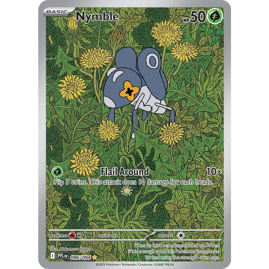 Nymble - 096/094 Phantasmal Flames Illustration Rare Pokemon Card