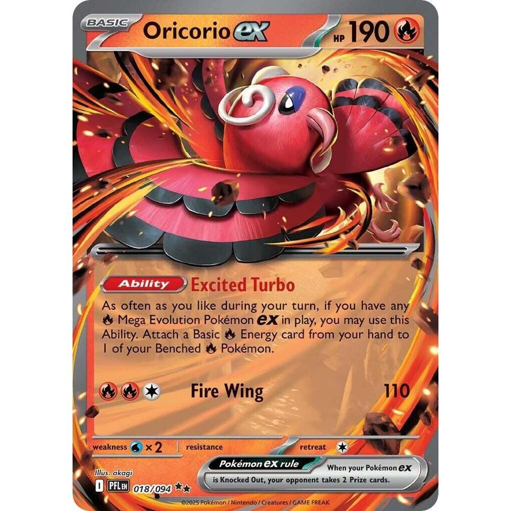 Oricorio ex - 018/094 - Phantasmal Flames english