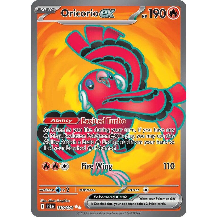 Oricorio ex 110/094 - IR - Phantasmal Flames - Pokémon TCG