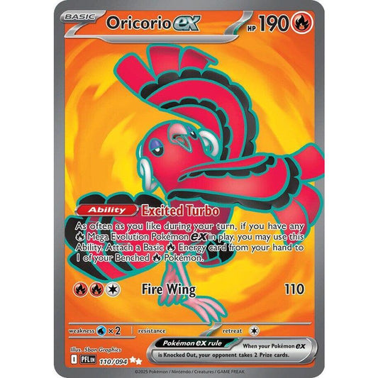 Oricorio ex 110/094 - IR - Phantasmal Flames - Pokémon TCG