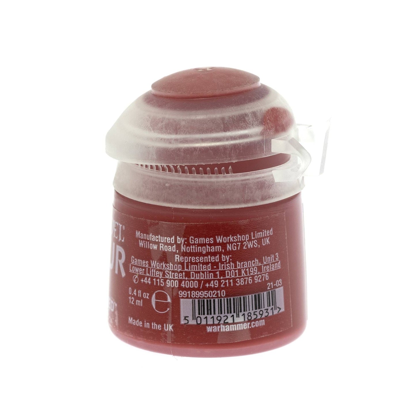 Warhammer Citadel Colour Mephiston Red Base Paint (12ml)