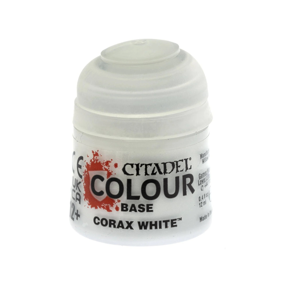 Warhammer Citadel Colour Corax White Base Paint (12ml)