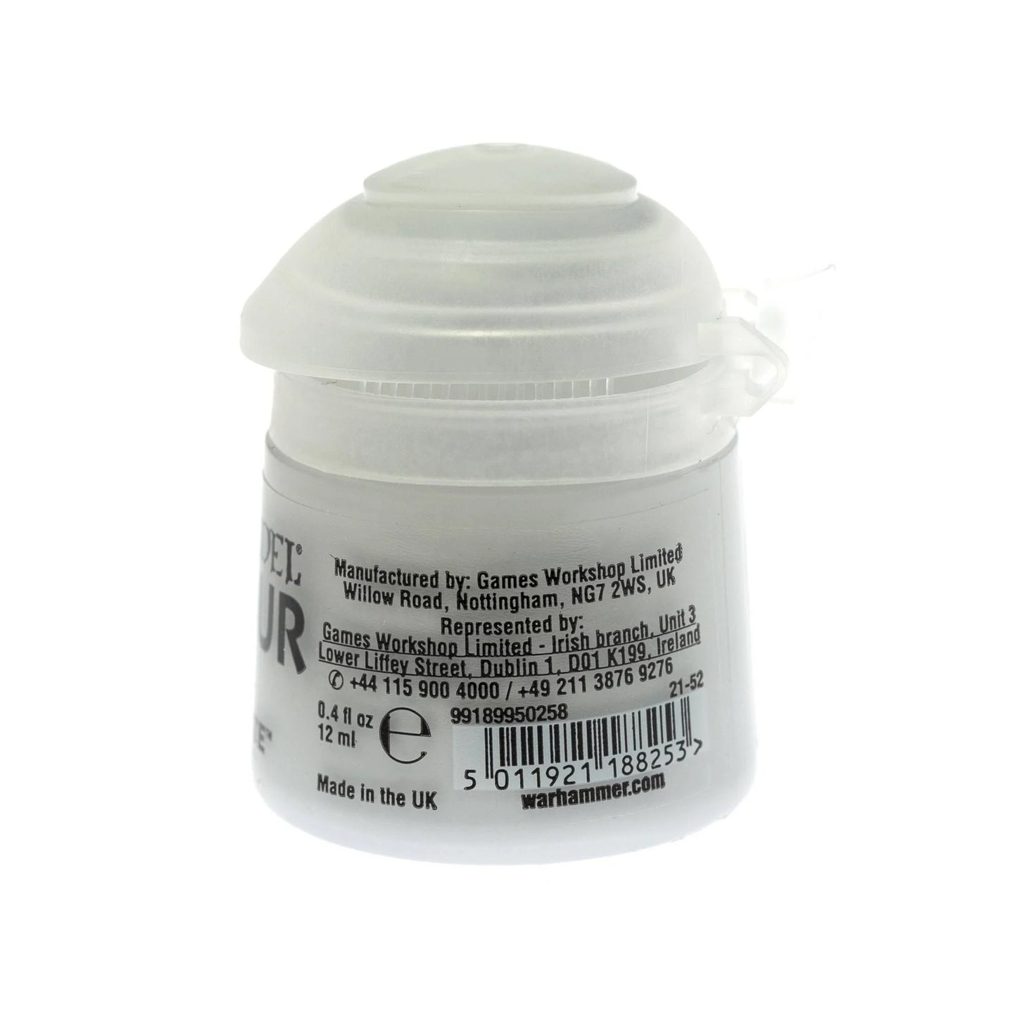 Warhammer Citadel Colour Corax White Base Paint (12ml)