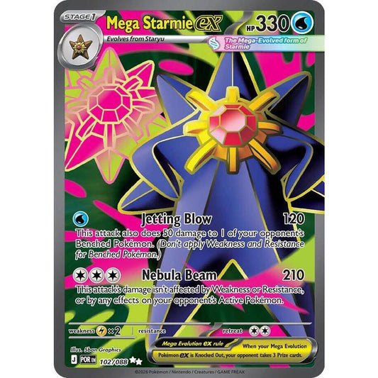 Mega Starmie ex (102/88) [Perfect Order]