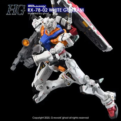 G-rework CUSTOM DECAL [HG] [GQX] WHITE GUNDAM