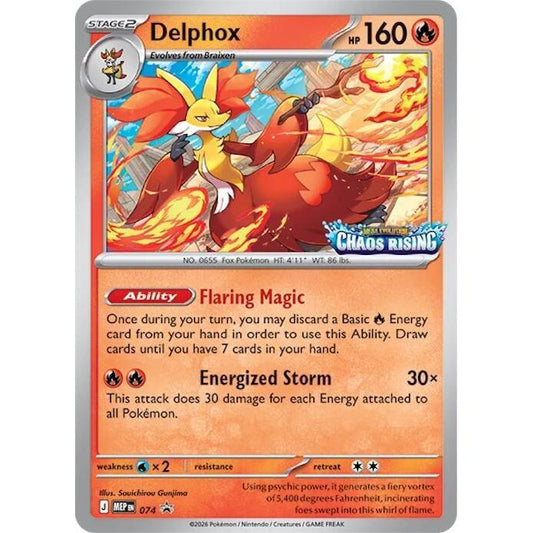 Delphox - 074 - ME: Mega Evolution Promo (MEP)