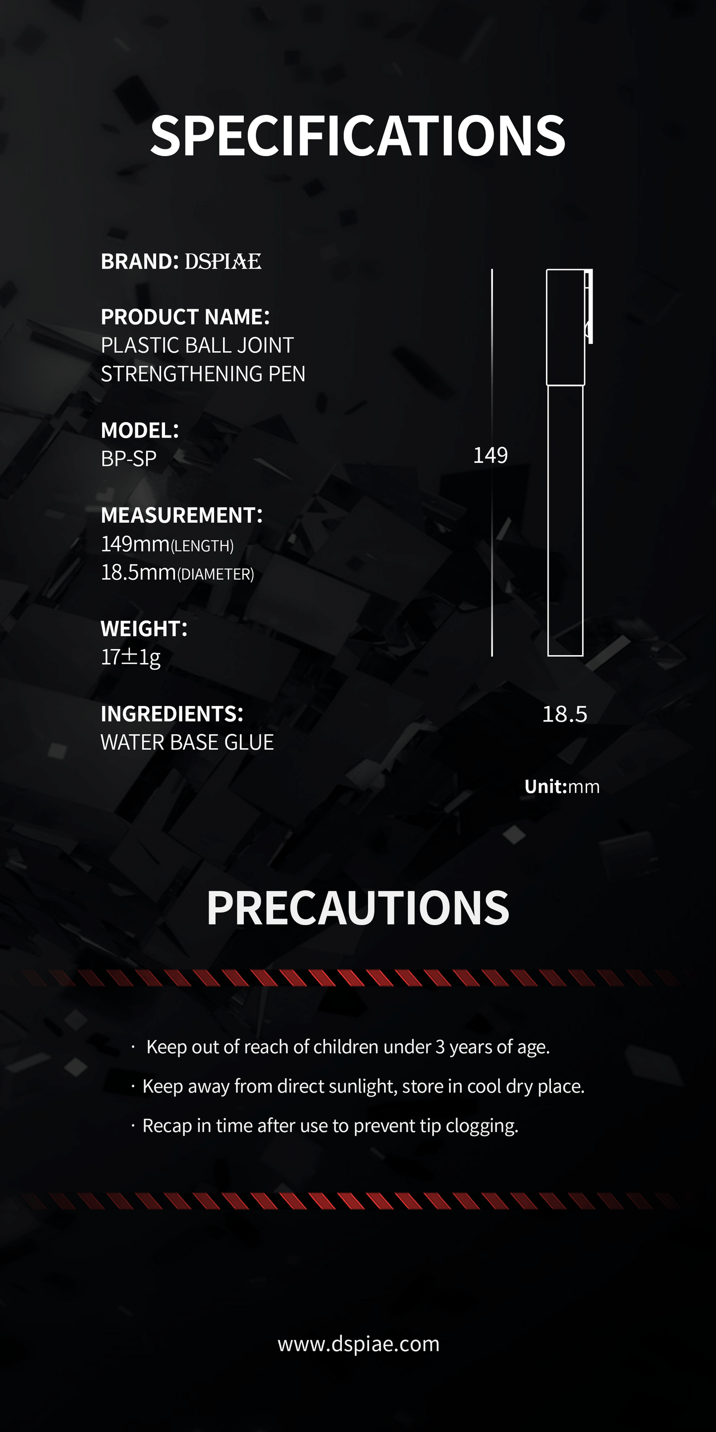 DSPIAEBP-SP Model Joint Reinforcement Pen