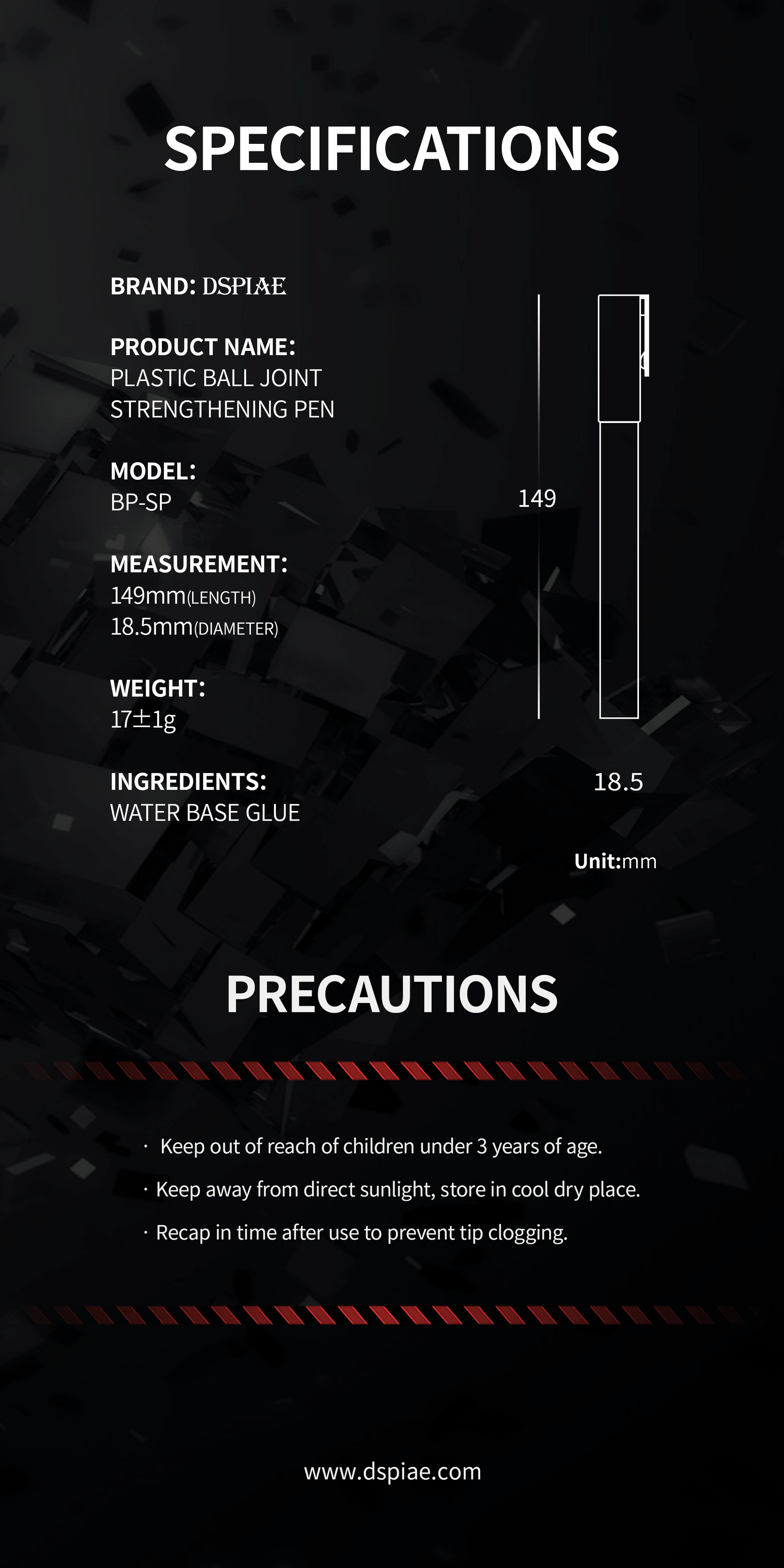 DSPIAEBP-SP Model Joint Reinforcement Pen