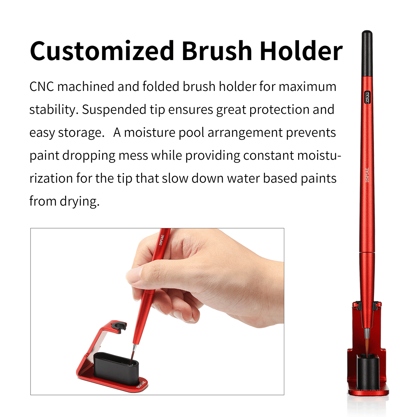 DSPIAE AT-FB Interchangeable Fine Tip Brush System – Pens, Holders & Replacement Tips