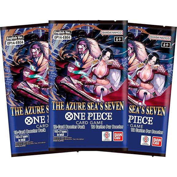 One Piece Trading Card Game The Azure Sea's Seven Booster Box OP-14 ( Seven Warlords)