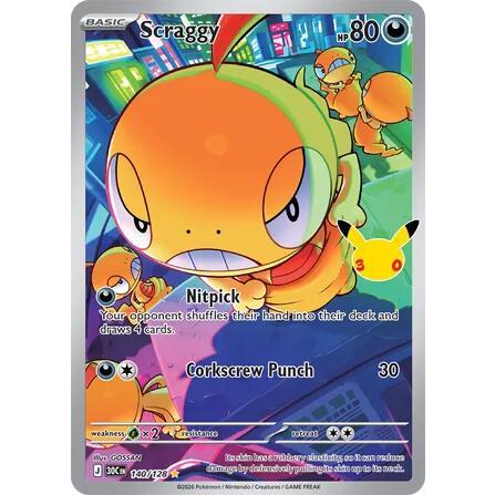 Scraggy - 140/128 Illustration Rare