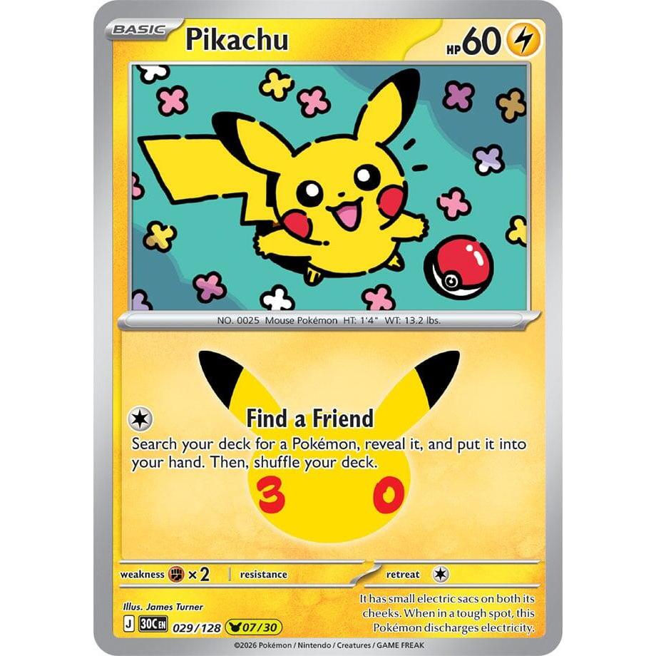 Pikachu - 029/128 Pikachu Rare